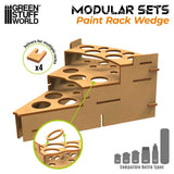Green Stuff World Modular Paint Rack - WEDGE - Hobbytech Toys