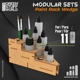 Green Stuff World Modular Paint Rack - WEDGE - Hobbytech Toys