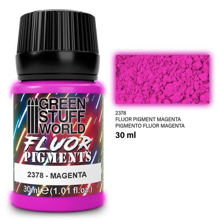 Green Stuff World Paint Pot - FLUOR MAGENTA pigments 30ml - Hobbytech Toys
