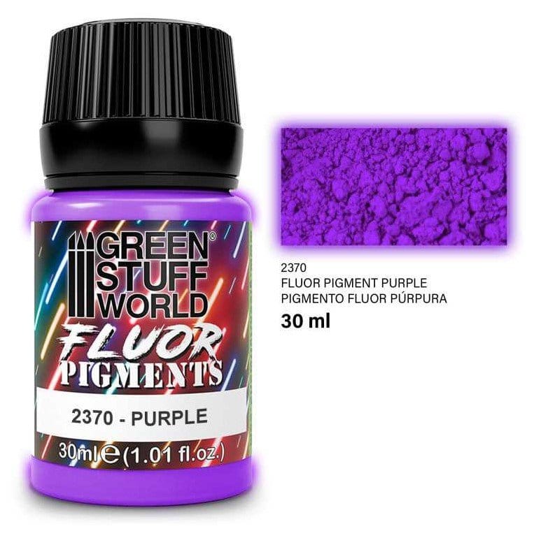 Green Stuff World Paint Pot - FLUOR PURPLE pigments 30ml - Hobbytech Toys
