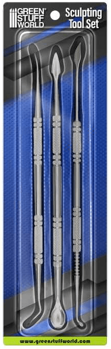 Green Stuff World Sculpting Tools SET (3pcs) - Hobbytech Toys