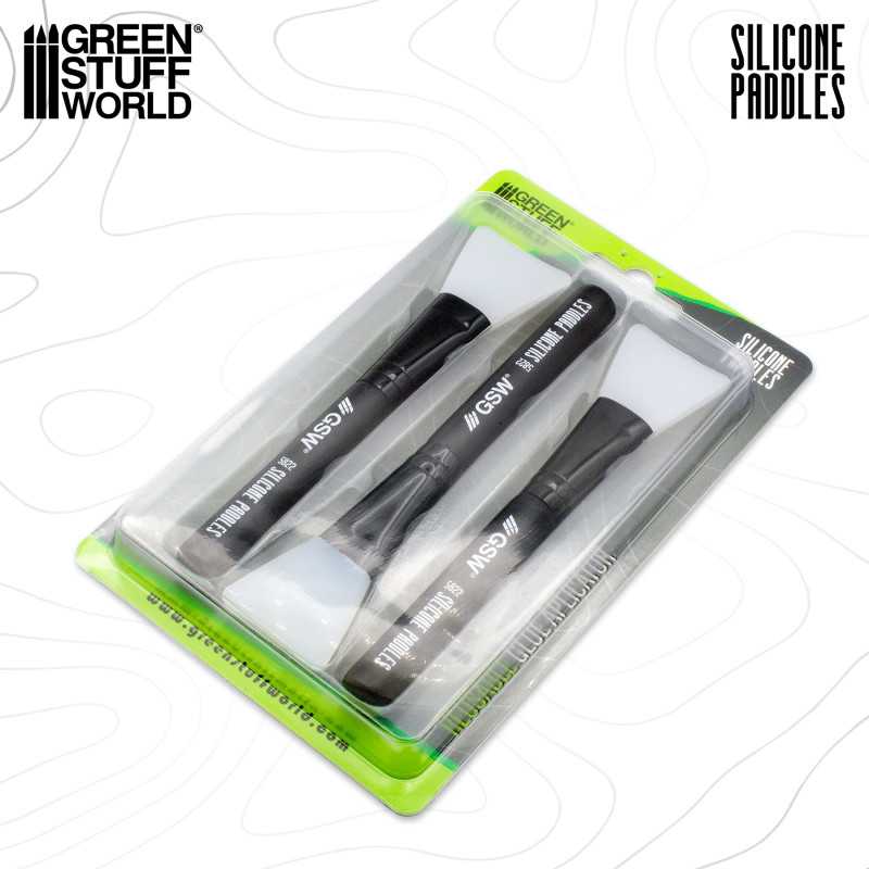 Green Stuff World Silicone Paddle Applicators (3pcs)