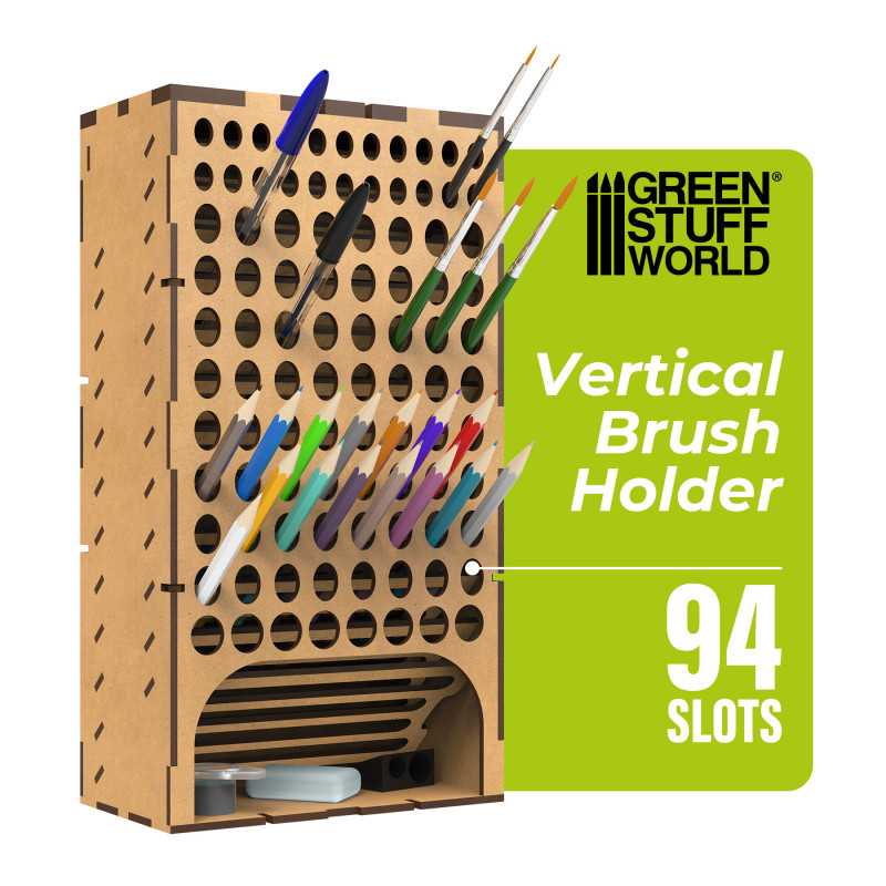 Green Stuff World Vertical Paint Brush Holder - Hobbytech Toys