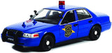 Greenlight 1/24 Hot Pursuit 2008 Ford Crown Victoria Police Interceptor Michigan State Police - Hobbytech Toys