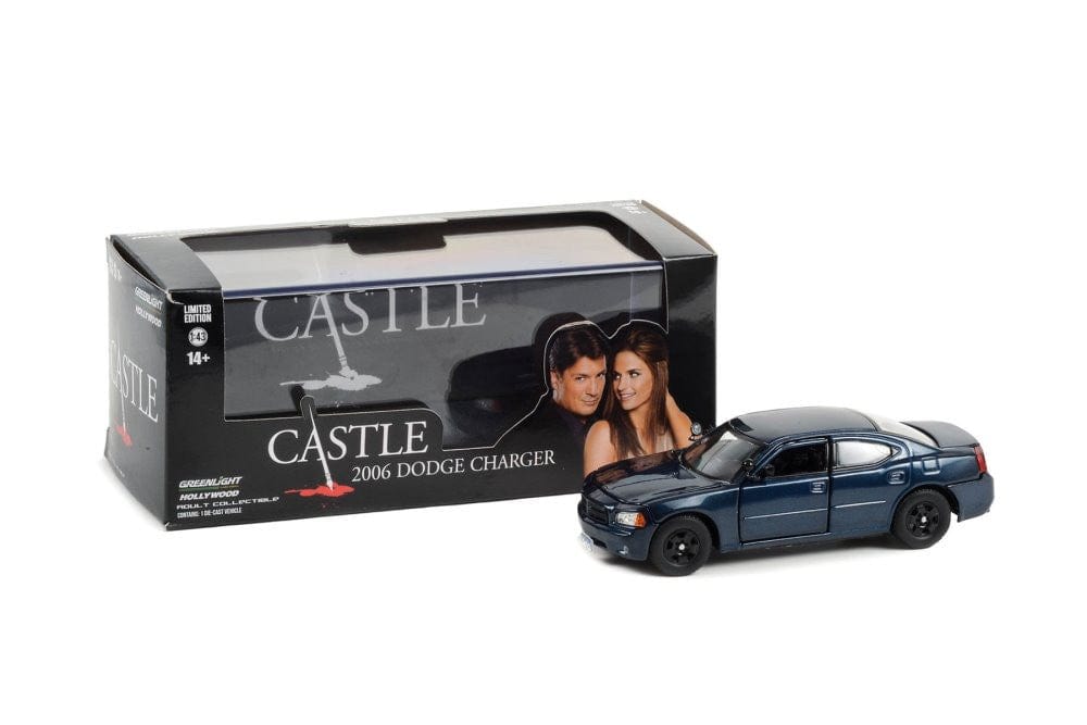 Greenlight 1/43 Castle 2006 Dodge Charger Detective Kate Beckett's - Midnight Blue