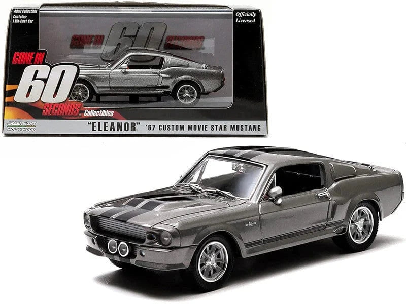 Greenlight 1/43 Gone in Sixty Seconds Eleanor 1967 Ford Mustang Movie Diecast Model