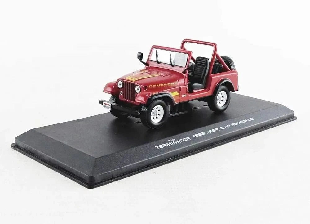 Greenlight 1/43 The Terminator (1984) Sarah Connor's 1983 Jeep CJ - 7 Renegade (Movie) - Hobbytech Toys