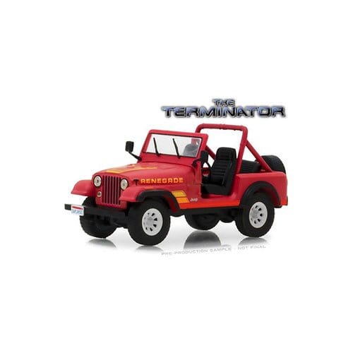 Greenlight 1/43 The Terminator (1984) Sarah Connor's 1983 Jeep CJ - 7 Renegade (Movie) - Hobbytech Toys