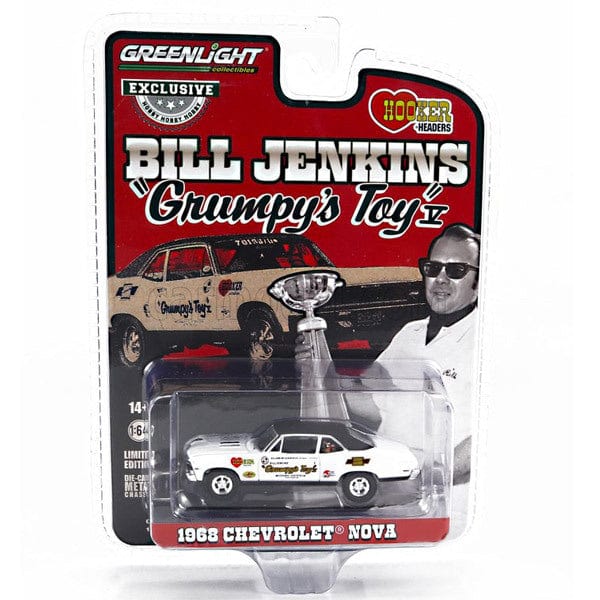 Greenlight 1/64 1968 Chevy Nova SS Bill Jenkins Grumpy Toys Bill Jenkins / Ed Hedrick