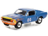 Greenlight 1/64 1968 Ford Mustang GT Fastback Race Car #00 Diecast Model