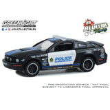 Greenlight 1/64 2009 Ford Mustang Edmonton Police Canada Blue Line Diecast Model - Hobbytech Toys