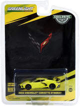 Greenlight 1/64 Accelerate Yellow 2022 Chev Corvette C8 Stingray