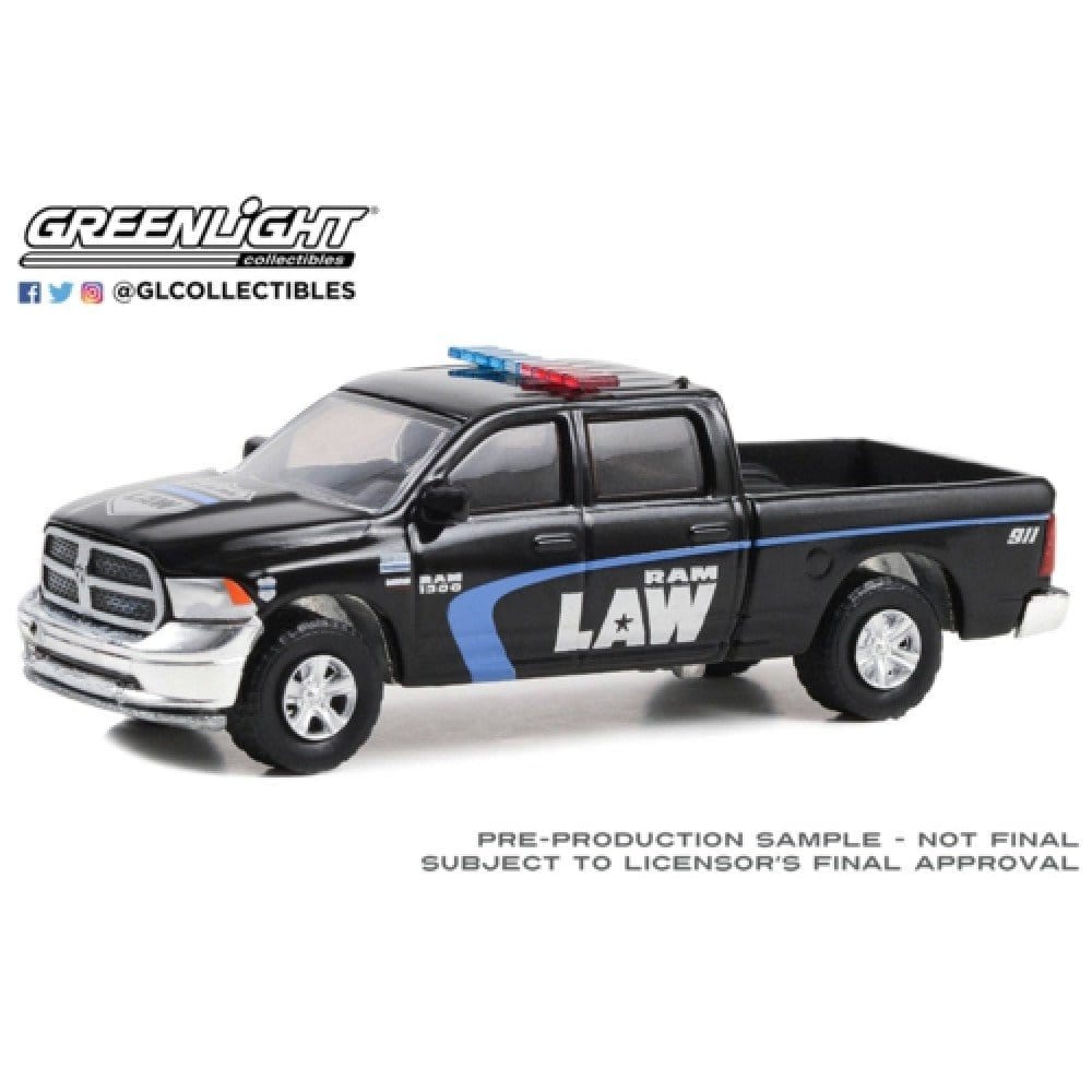 Greenlight 1/64 Ram Law 2022 Ram 1500 Classic Special Service Diecast Model - Hobbytech Toys