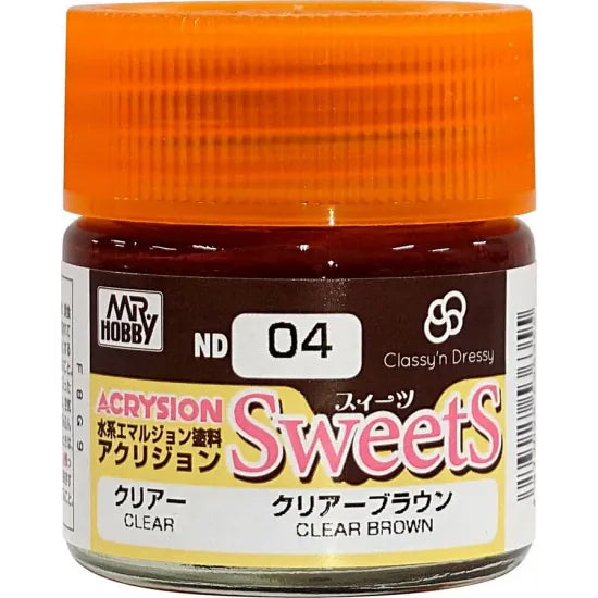 GSI Classy & Dressy Acresion Color Sweets Clear Brown 10ml Paint [ND04]