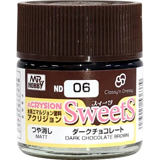 GSI Classy & Dressy Acresion Color Sweets Dark Chocolate 10ml Paint [ND06]