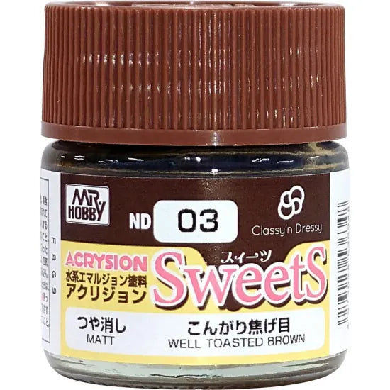 GSI Classy & Dressy Acresion Color Sweets Well Toasted Brow 10ml Paint [ND03]