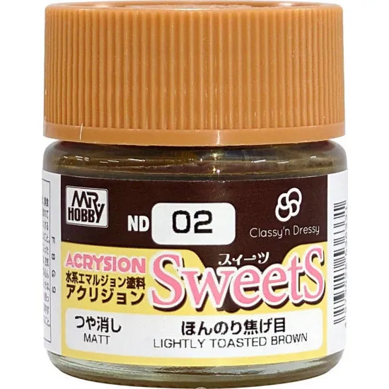 GSI Classy & Dressy Acresion Colour Sweet Lightly Toast Brn 10ml Paint [ND02]