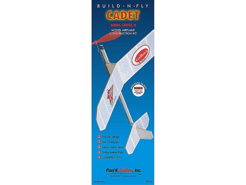 Guillows Cadet with glue Build - n - Fly - Hobbytech Toys