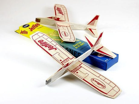 Guillows Jetfire Twin Pack Balsa Glider - Hobbytech Toys