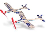 Guillows Sky Streak Twin Pack Balsa Glider - Hobbytech Toys