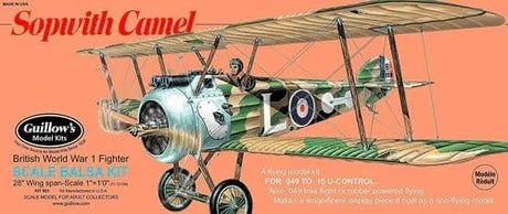 Guillows Sopwith Camel Balsa Plane Model Kit - Hobbytech Toys