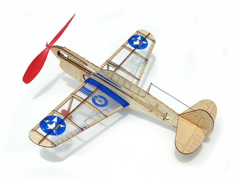 Guillows U.S. Warhawk Build - n - Fly - Hobbytech Toys