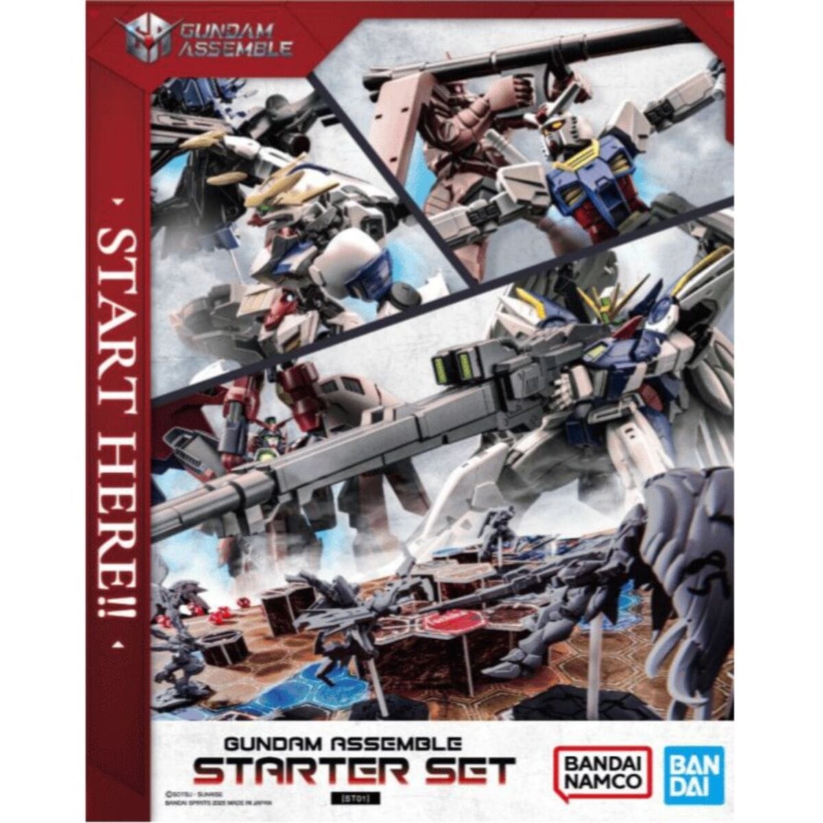 Gundam Assemble Starter Set 01 front of box
