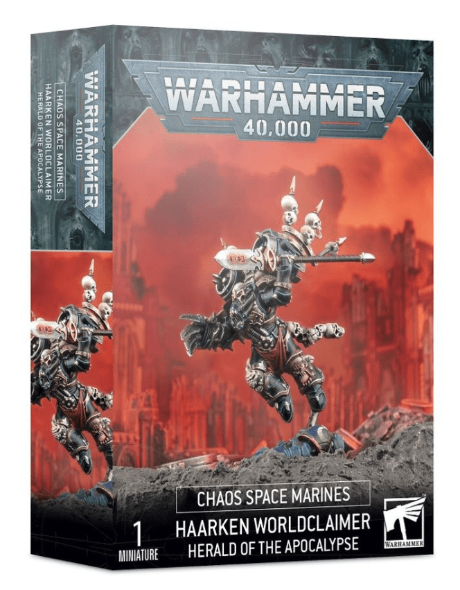 GW 43 - 23 Warhammer 40000: Chaos Space Marines Haarken Worldclaimer - Hobbytech Toys