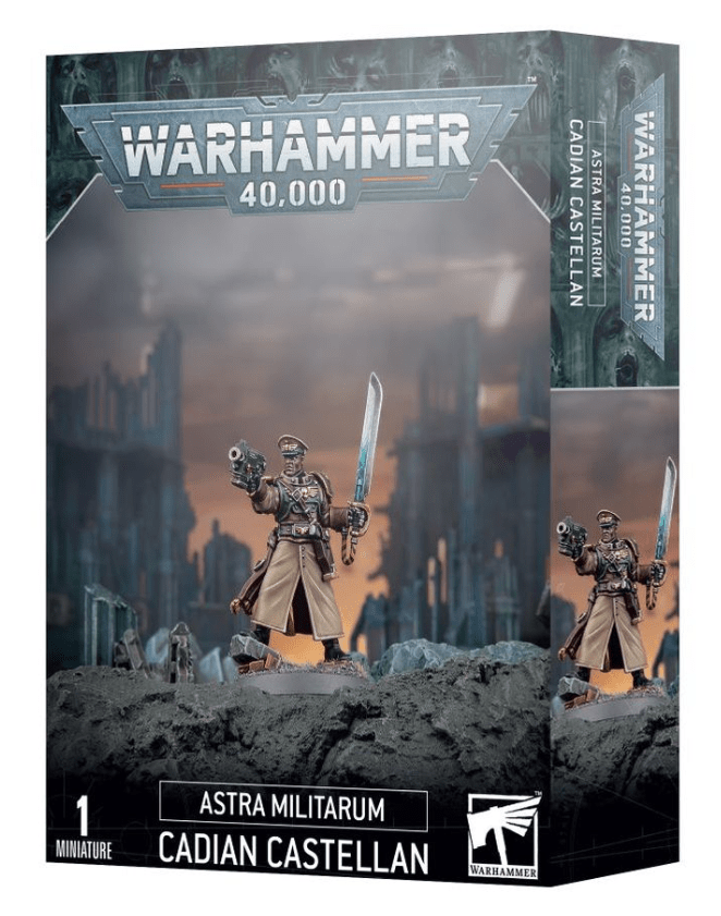 GW 47 - 34 Warhammer 40000: Astra Militarum Cadian Castellan - Hobbytech Toys