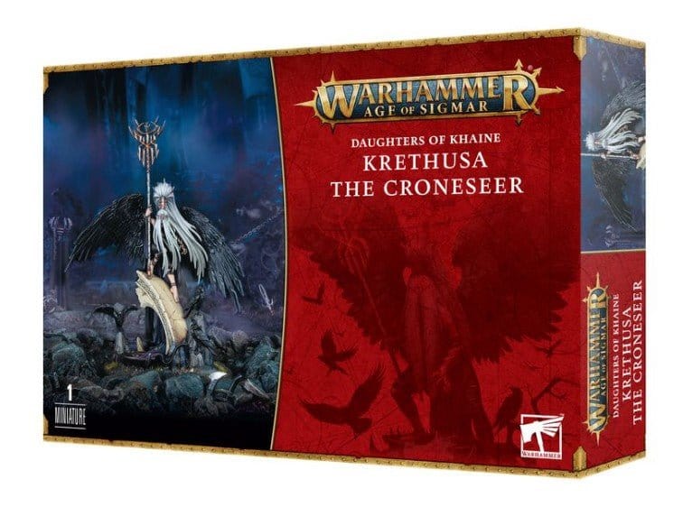GW 85 - 24 Age of Sigmar Daughters of Khaine Krethusa the Croneseer - Hobbytech Toys