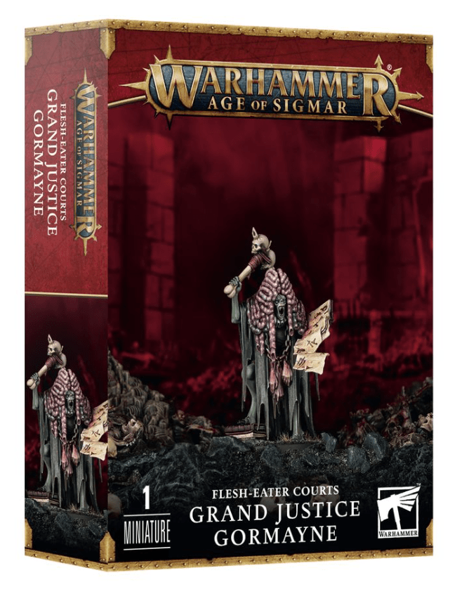 GW 91 - 70 Warhammer Age of Sigmar, Flesh - Eater Courts, Grand Justice Gormayne - Hobbytech Toys