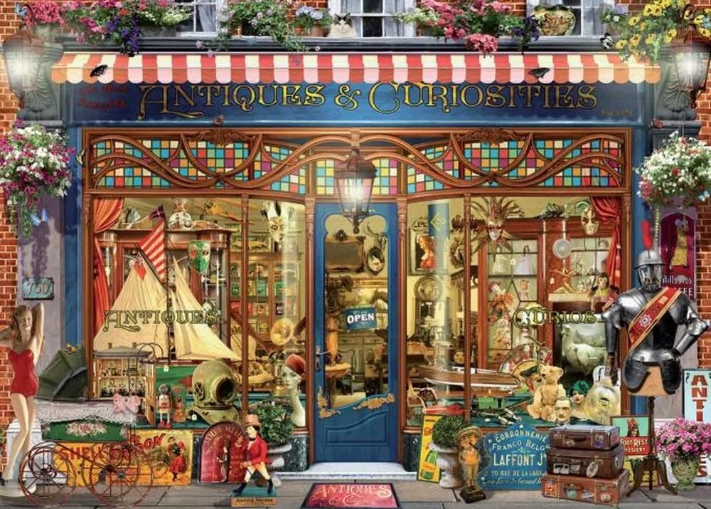 Harlington 1000pc Puzzle - Antiques & Curiosities