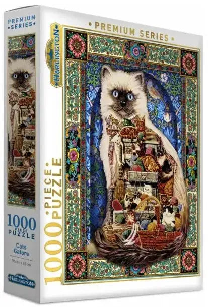 Harlington 1000pc Puzzle - Cats Galore