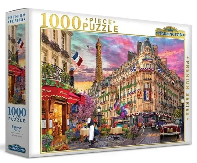 Harlington Premium 1000pc Puzzle - Bonjour Paris