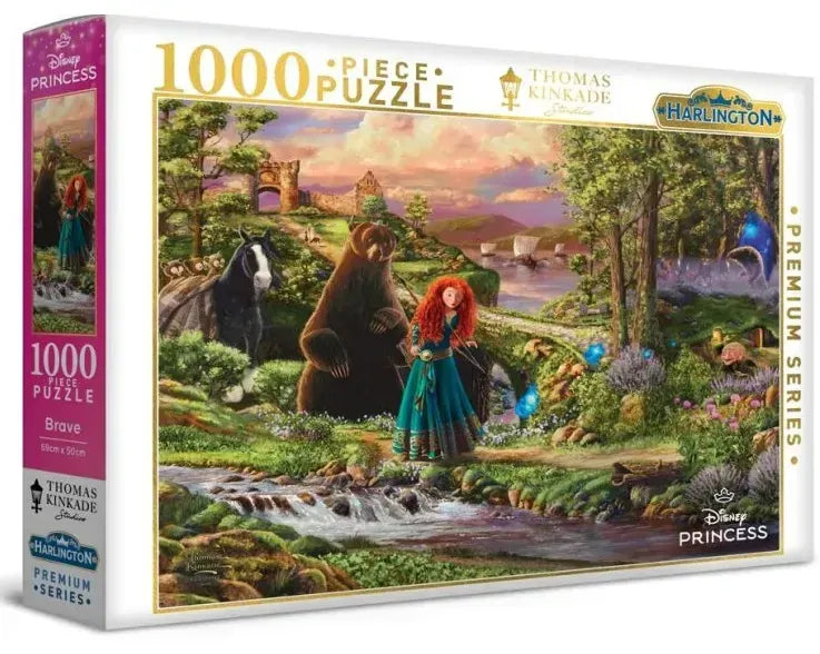 Harlington Premium Thomas Kinkade 1000pc Puzzle - Disney: Brave