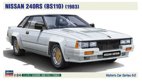 Hasegawa 1/24 Nissan 240RS (BS110) (1983) Plastic Model Kit [H21162] - Hobbytech Toys