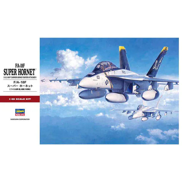 Hasegawa 1/48 F/A-18F Super Hornet Plastic Model Kit - Australian Decals