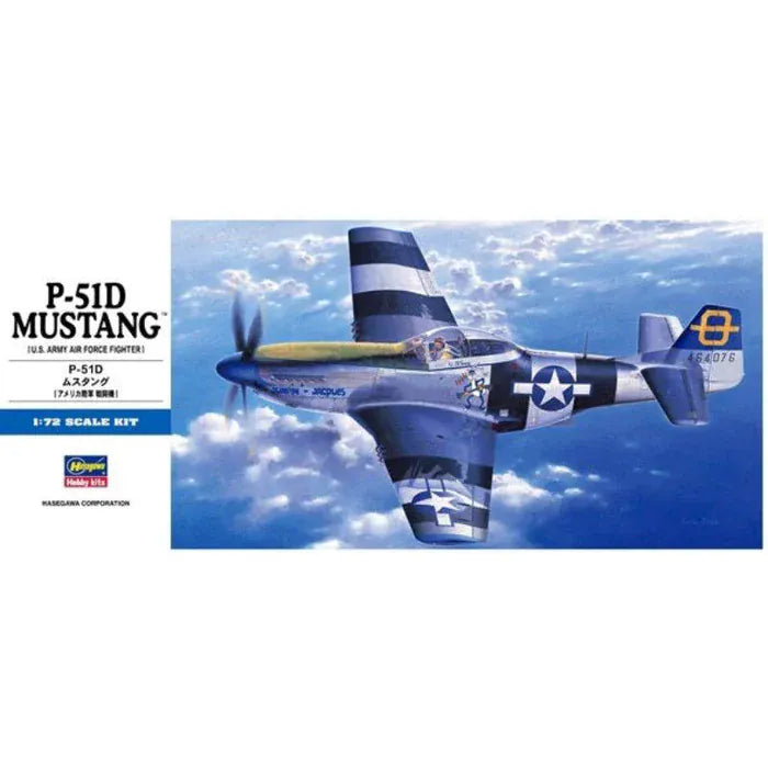 Hasegawa 1/72 P-51D Mustang Plastic Model Kit - Australian Decals
