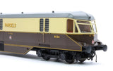 Heljan OO Scale Railcar GWR Chocolate/Cream No. 34 with Coat Of Arms Diesel Loco - DC - Hobbytech Toys
