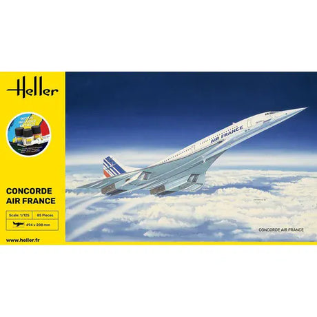 Heller 1/125 GIFT SET Concorde Plastic Model Kit