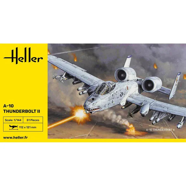 Heller 1/144 A-10 Thunderbolt II Plastic Model Kit