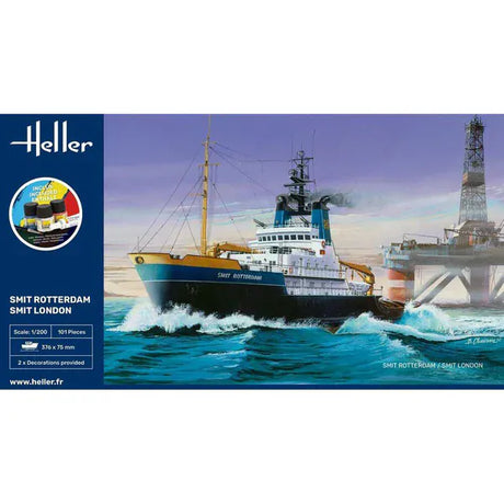 Heller 1/200 GIFT SET Smit Rotterdam Plastic Model Kit