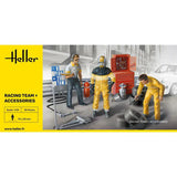 Heller 1/24 Racing Team Figures Plastic Model Kit