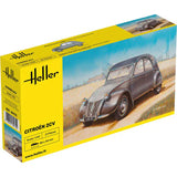Heller 1/43 Citroen 2CV Plastic Model Kit