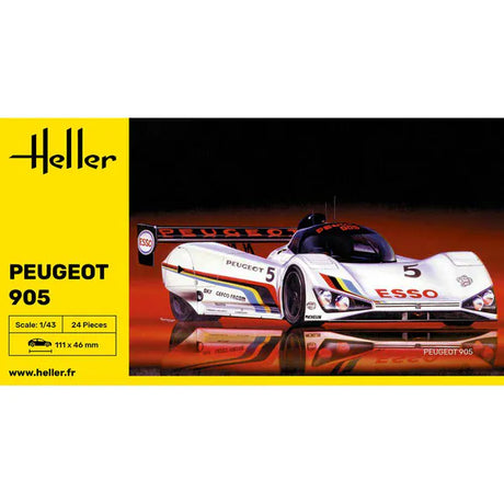 Heller 1/43 Peugeot 905 Plastic Model Kit
