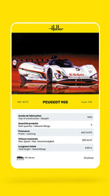 Heller 1/43 Peugeot 905 Plastic Model Kit