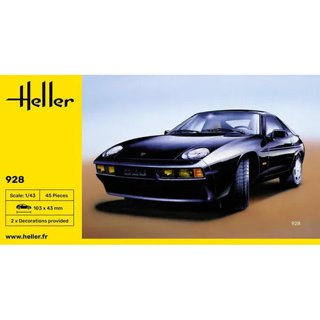 Heller 1/43 Porsche 928 Plastic Model Kit