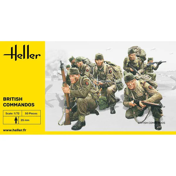 Heller 1/72 British Commandos Plastic Model Kit