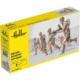 Heller 1/72 British Infantry 8th Army Plastic Model Kit