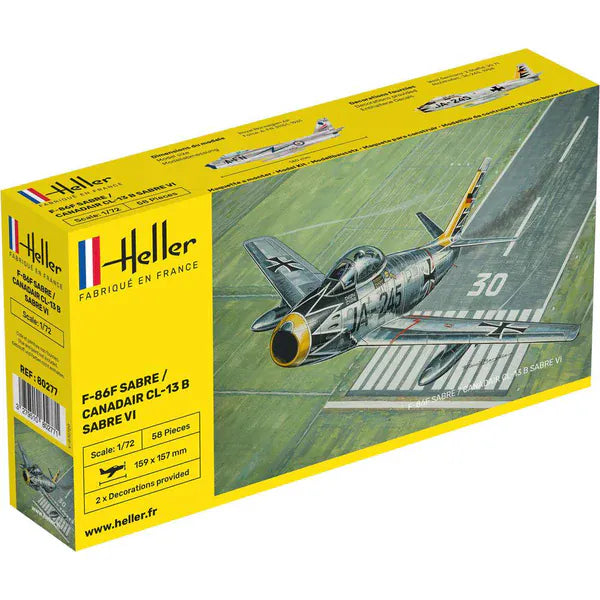 Heller 1/72 F-86F Sabre / Canadair CL-13 B Sabre VI Plastic Model Kit